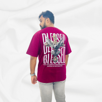 Blessed Eagle Graphic Red T-Shirt