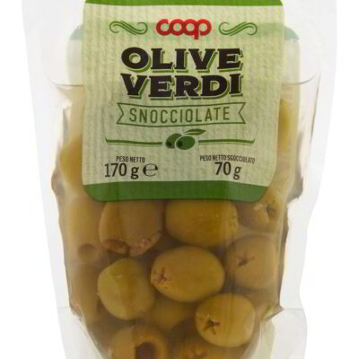 Pitted Green Olives 70g