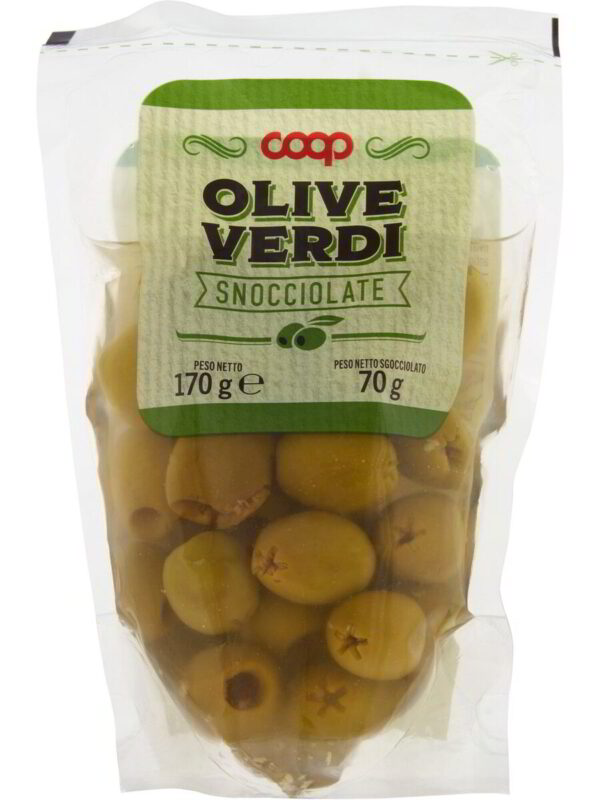 Pitted Green Olives 70g